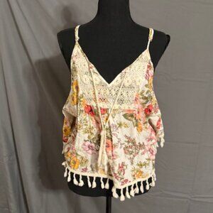 WAYAN NATURAL WEAR Boho Blouse Size L/XL